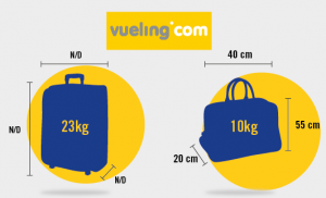 bagages autorisés vueling