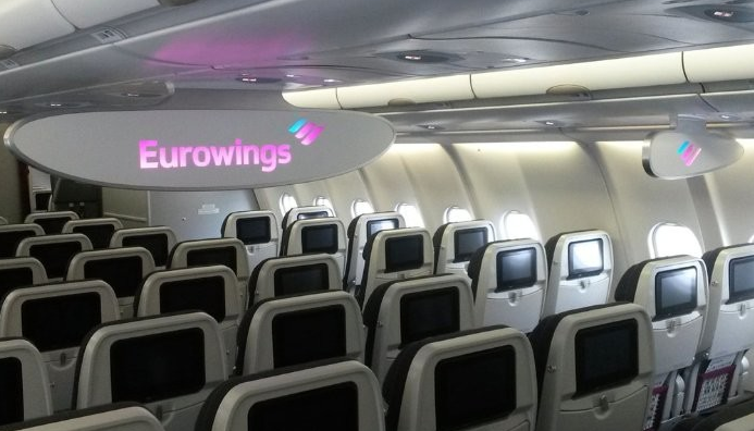 intérieur cabine eurowings