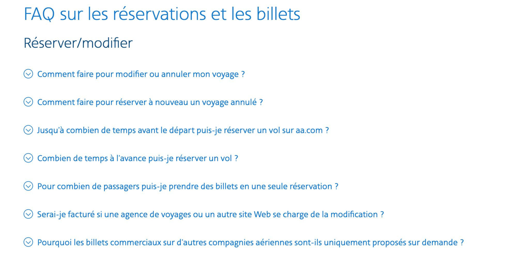 American Airlines : Comment modifier le nom d’un passager